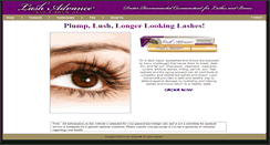 Desktop Screenshot of lashadvance.com